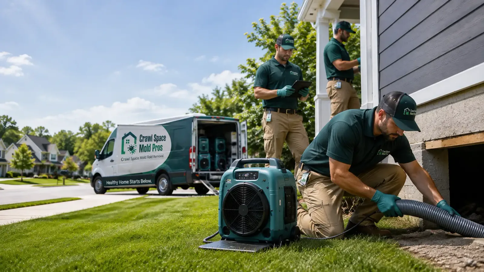 Crawl Space Mold Removal in Orinda, CA
